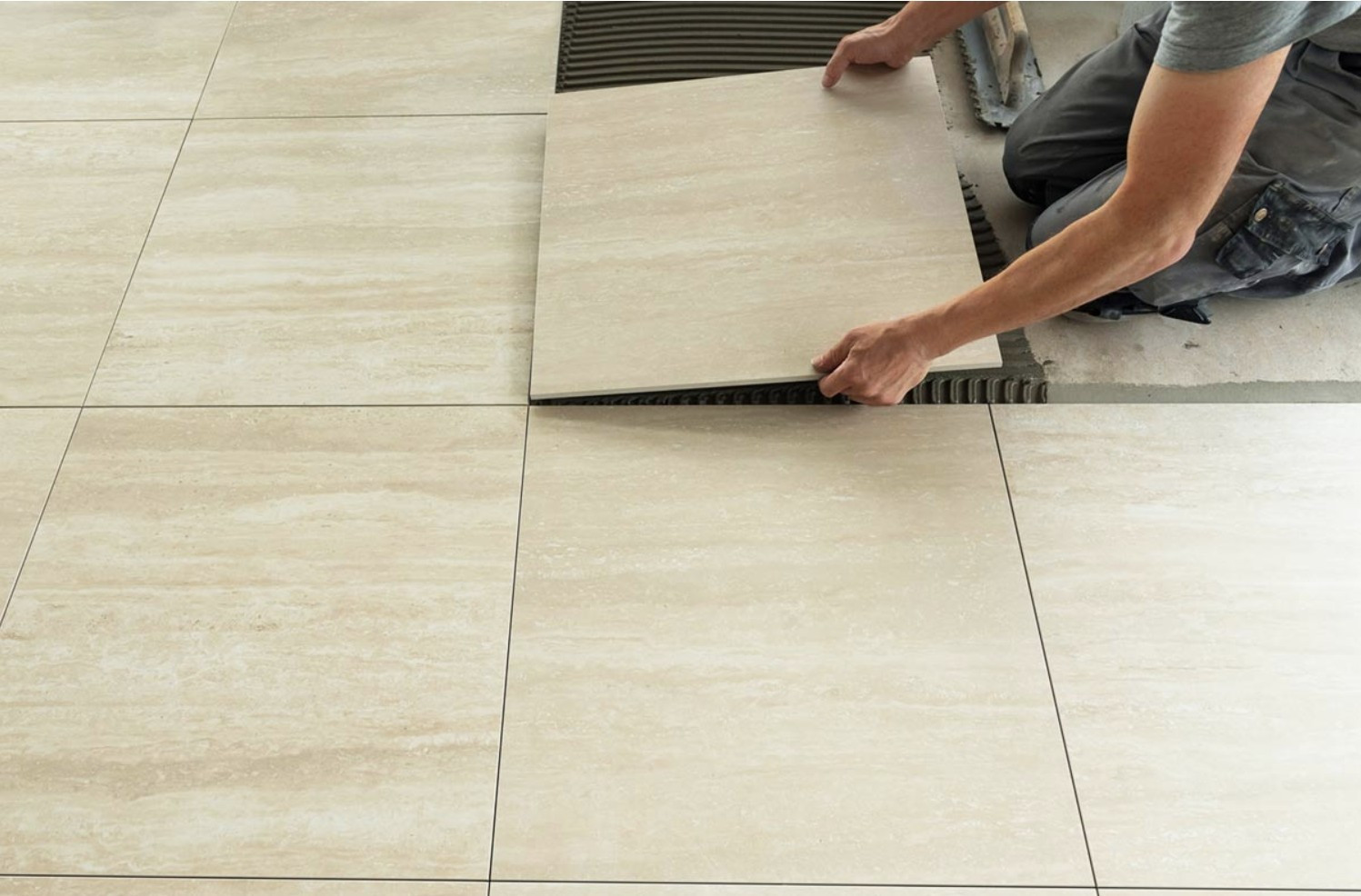 tile installation pattern